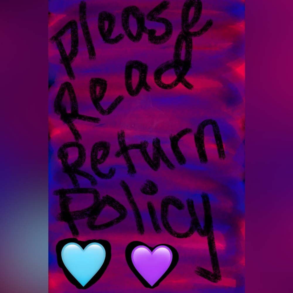 ~RETURN POLICY / SIZING INFORMATION~
